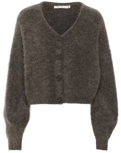 Gestuz - GZDebbie Cardigan - Chestnut Melange